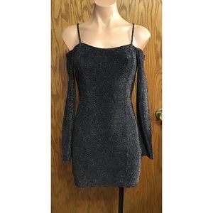 Express Cold Shoulder Bodycon Mini Dress